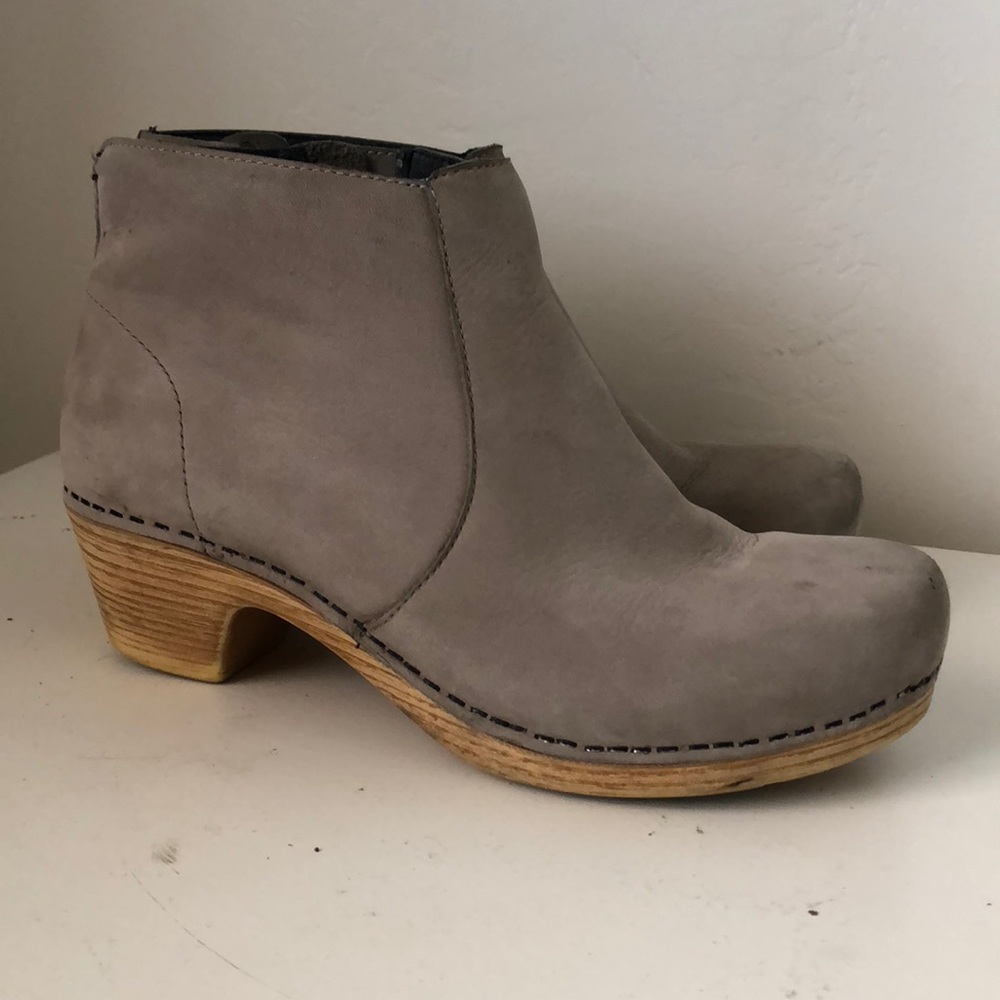 Gray Maria Dansko Booties